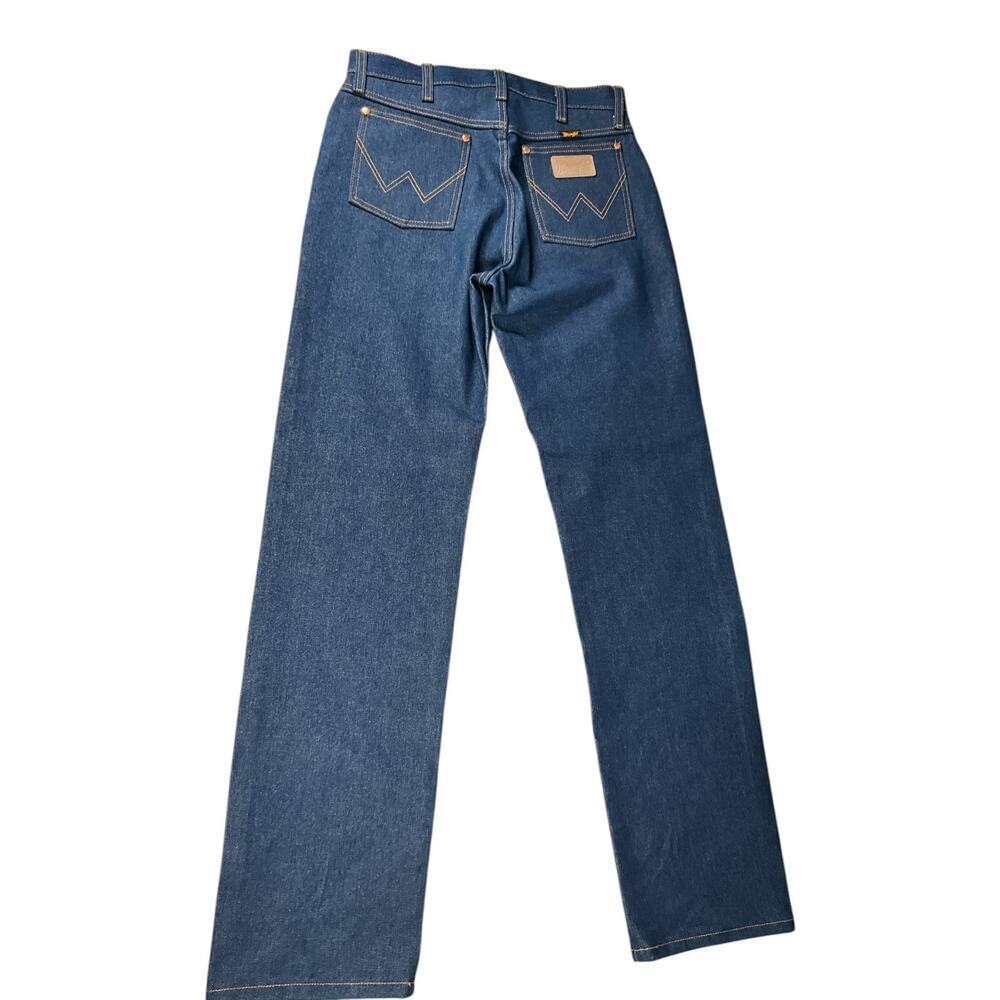 Wrangler NWOT Western Heavy Duty Jeans 32x34 Made To Last 100% Cotton Dark Blue